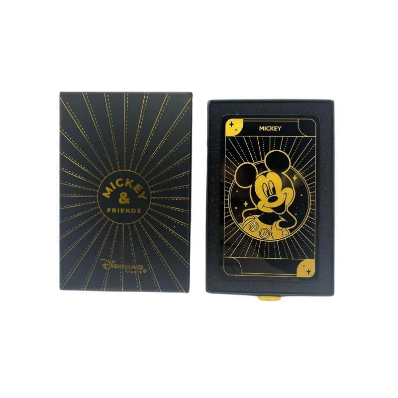 Carte à collectionner Mickey en verre Arribas Disney
