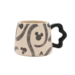 Mug 3D Shapes Black and...