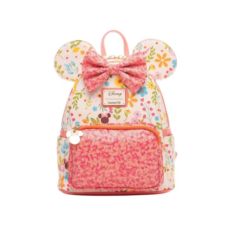 Sac à dos Springtime sequins Minnie Mouse LOUNGEFLY