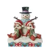 Figurine Tic & tac avec bonhomme de neige Disney traditions 6015006