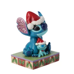 Figurine Stitch & scrump en père noël Disney traditions 6015007