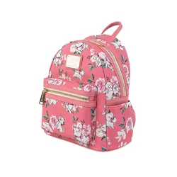 Sac à dos Marie pink floral Les aristochats LOUNGEFLY
