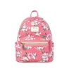 Sac à dos Marie pink floral Les aristochats LOUNGEFLY