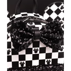Sac à dos Checkered sequins Minnie Mouse LOUNGEFLY