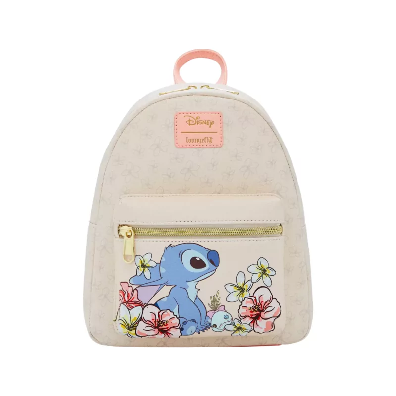 Sac à dos Tropical flowers Stitch LOUNGEFLY