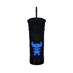 Gobelet Stitch lumineux avec paille disney