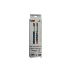 Lot de 2 Stylos quatres couleurs princesses disney