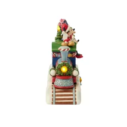 Figurine train de noël Mickey & ses amis Disney traditions 6014996
