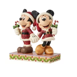 Figurine cannes à sucre Mickey & minnie Disney traditions 6016882