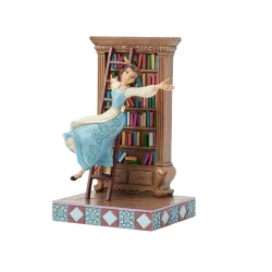 Figurine Belle dans sa bibliothèque Disney traditions 6016894