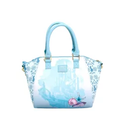 Sac à bandoulière blue watercolor La petire sirène LOUNGEFLY - Livraison 11/2025