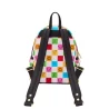 Sac à dos checkered colorfull Mickey Mouse and friends LOUNGEFLY - Livraison 09/2025