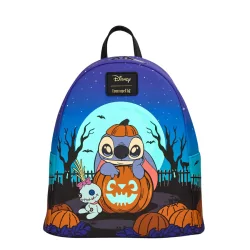 Sac à dos pumpkin Stitch LOUNGEFLY - Livraison 08/2025