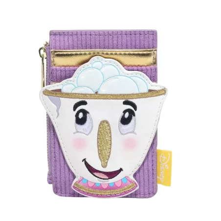 Porte cartes Zip figural La belle & la bête LOUNGEFLY - Livraison 08/2025