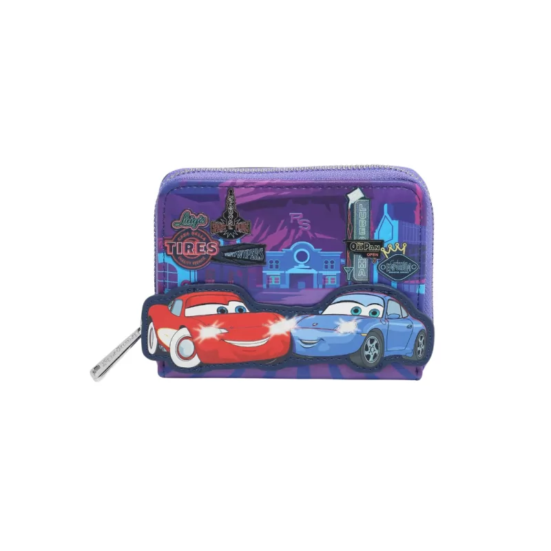 Portefeuille McQueen & Sally nighttime Cars LOUNGEFLY - Livraison 08/2025