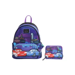 Portefeuille McQueen & Sally nighttime Cars LOUNGEFLY - Livraison 08/2025