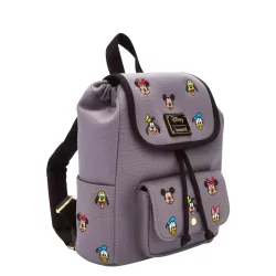 Sac à dos embroidered canvas Mickey and friends LOUNGEFLY - Livraison 08/2025
