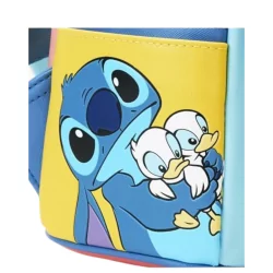 Sac à dos jaase colorblock Stitch LOUNGEFLY - Livraison 07/2025