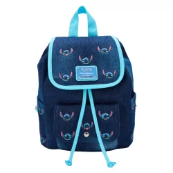 Sac à dos embroidered denim...