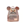 Sac à dos pink rose metallic Minnie Mouse LOUNGEFLY