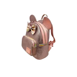 Sac à dos pink rose metallic Minnie Mouse LOUNGEFLY