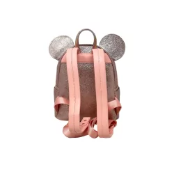 Sac à dos pink rose metallic Minnie Mouse LOUNGEFLY