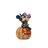 Figurine citrouille Led Mickey & Minnie squelettes disney traditions 6016596