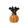 Figurine citrouille Led Mickey & Minnie squelettes disney traditions 6016596