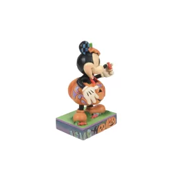 Figurine Mickey en costume de citrouille disney traditions 6014353