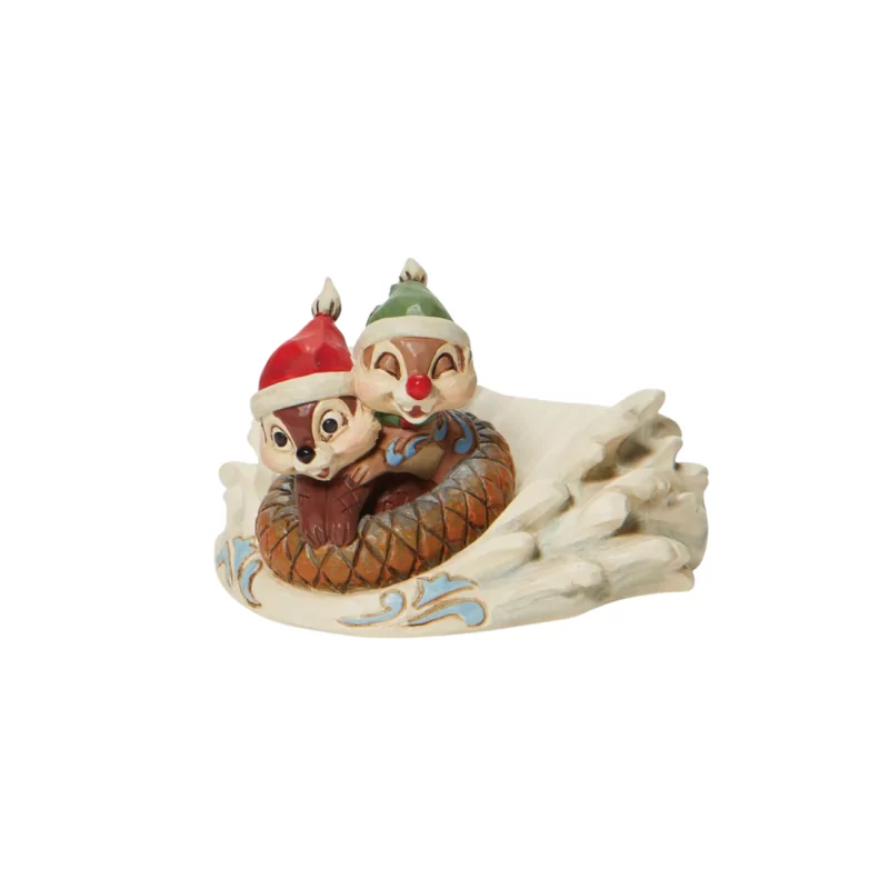 Figurine Tic & Tac font de la luge disney traditions 6008975