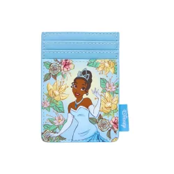 Porte cartes blue floral La...