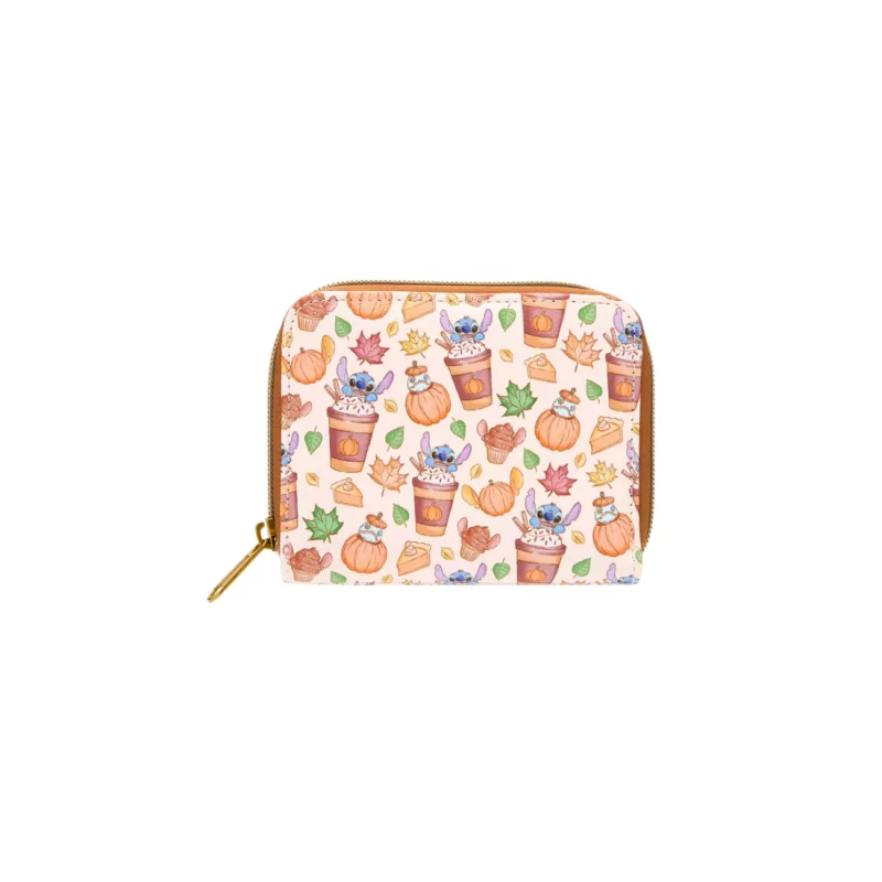 Portefeuille pumpkin spice latte Stitch LOUNGEFLY - Livraison 08/2025