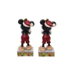 Figurine Mickey de noël avec un cadeau surprise Disney traditions 6013060