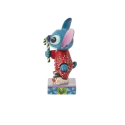 Figurine Stitch en pyjama de noël Disney traditions 6015008