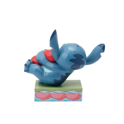 Figurine Stitch avec un coeur Disney traditions 6014316