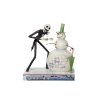 Figurine Jack avec le bonhomme de neige NBX Disney traditions 6013056