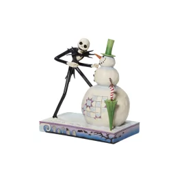 Figurine Jack avec le bonhomme de neige NBX Disney traditions 6013056
