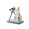 Figurine Jack avec le bonhomme de neige NBX Disney traditions 6013056