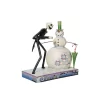 Figurine Jack avec le bonhomme de neige NBX Disney traditions 6013056