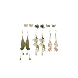 Set boucles d'oreilles Fée clochette