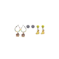 Set boucles d'oreilles Là-haut