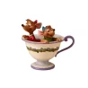 Figurine Jaq & Gus dans la tasse Disney traditions 4016557