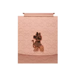 Sac à bandoulière embossed blush Minnie Mouse LOUNGEFLY