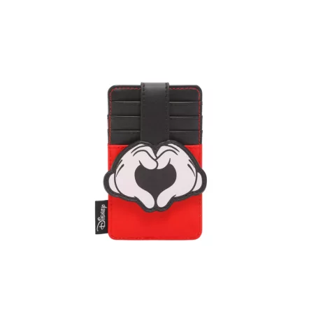 Porte-cartes heart hands Mickey Mouse LOUNGEFLY - Livraison 08/2025