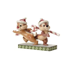 Figurine Tic & Tac avec les cannes de noël Disney traditions 4051975