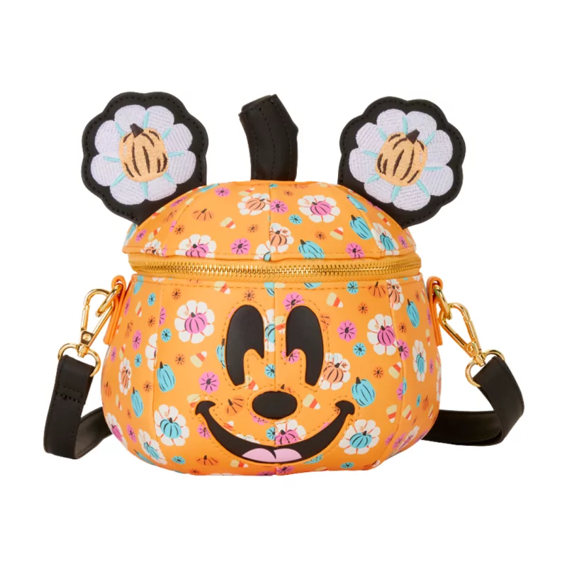 Sac Bandoulière Pumpkin Head Glow Mickey LOUNGEFLY Livraison 08/25