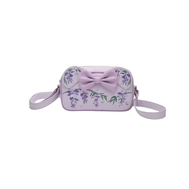 Sac Bandoulière Wisteria Ears Parfumé Minnie Mouse LOUNGEFLY - Livraison Octobre