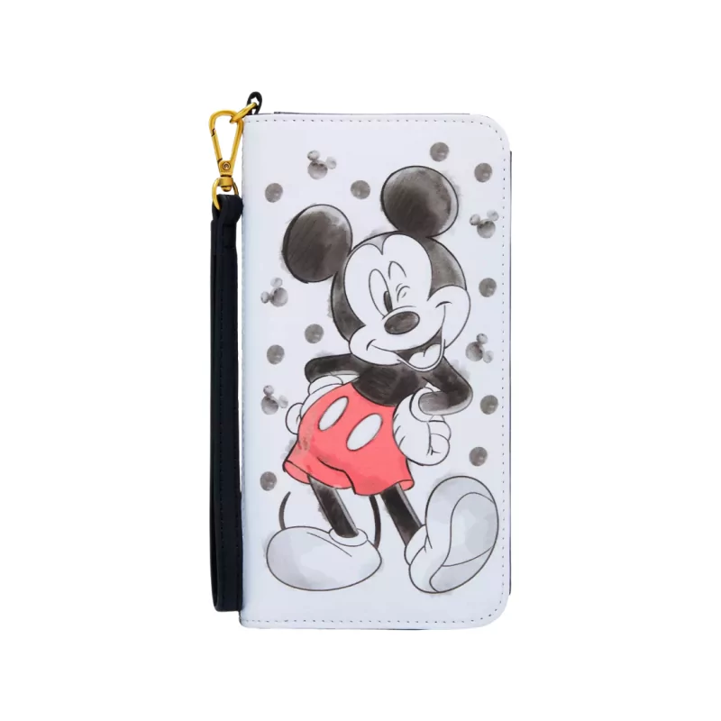Portefeuille Mickey Mouse aquarelle LOUNGEFLY