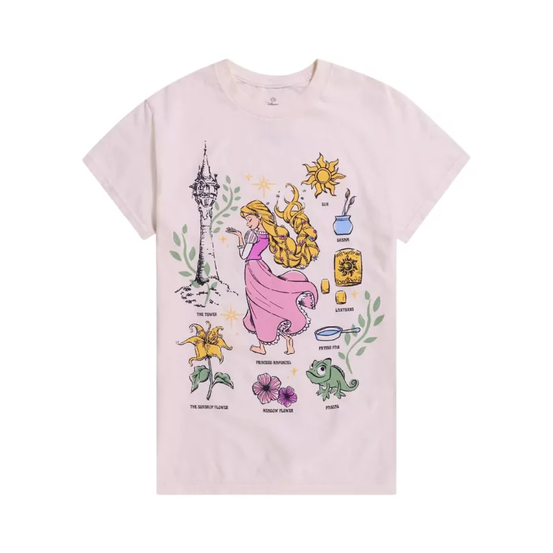 T-Shirt Icons Raiponce Disney
