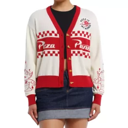 Cardigan Alien Pizza Planet...